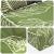 Perna pentru canapea de exterior 2 pcs Design cu frunze GartenMobel Dekor