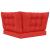 Perna pentru canapea de exterior 3 pcs Roșu Poliester GartenMobel Dekor