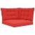 Perna pentru canapea de exterior 3 pcs Roșu Poliester GartenMobel Dekor
