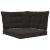 Perna pentru canapea de exterior 3 pcs Negru Poliester GartenMobel Dekor