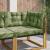 Perna pentru canapea de exterior 3 pcs Design cu frunze GartenMobel Dekor