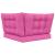 Perna pentru canapea de exterior 3 pcs Roz Poliester GartenMobel Dekor