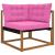 Perna pentru canapea de exterior 3 pcs Roz Poliester GartenMobel Dekor