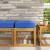 Perna de Șezut pentru Exterior Turcoaz 40 x 40 x 8 cm GartenMobel Dekor
