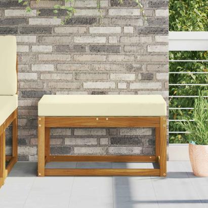 Perna de Șezut pentru Exterior Crem 80 x 40 x 8 cm GartenMobel Dekor