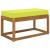 Perna de Șezut pentru Exterior Verde 80 x 40 x 8 cm GartenMobel Dekor