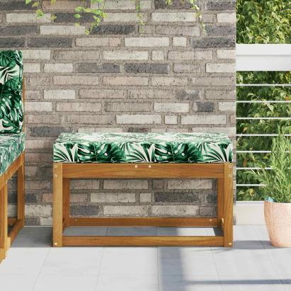 Perna de Șezut pentru Exterior Frunze Tropicale 80 x 40 x 8 cm GartenMobel Dekor