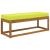 Perna de Șezut pentru Exterior Verde 111,5 x 40 x 8 cm GartenMobel Dekor