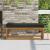 Perna de Șezut pentru Exterior Negru 111,5 x 40 x 8 cm GartenMobel Dekor