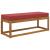 Perna de Șezut pentru Exterior bordo 111,5 x 40 x 8 cm GartenMobel Dekor