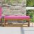 Perna de Șezut pentru Exterior Roz 111,5 x 40 x 8 cm GartenMobel Dekor