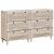 Bufet 2 pcs Alb 120 x 33,5 x 75 cm Lemn masiv de mango GartenMobel Dekor