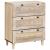 Bufet 3 pcs Alb 180 x 33,5 x 75 cm Lemn masiv de mango GartenMobel Dekor