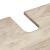 Set de mobilier pentru baie cu raft 2 pcs Alb Lemn compozit GartenMobel Dekor