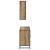 Set de mobilier pentru baie cu sertar 2 pcs Stejar Artizanal GartenMobel Dekor