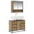 Set de mobilier pentru baie cu sertar 2 pcs Stejar Artizanal GartenMobel Dekor