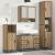 Set de mobilier pentru baie cu sertar 4 pcs Stejar Artizanal GartenMobel Dekor