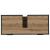 Set de mobilier pentru baie cu sertar 4 pcs Stejar Artizanal GartenMobel Dekor