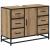 Set de mobilier pentru baie cu sertar 3 pcs Stejar Artizanal GartenMobel Dekor