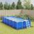 Acoperire geotextil piscină, gri deschis, 750x370 cm, poliester GartenMobel Dekor