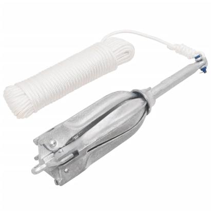 Ancoră pliabilă cu funie, 10 kg, fontă galvanizată la cald GartenMobel Dekor