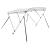 Parasolar Bimini 3 arcuri pereți laterali, 183x(154-167)x137 cm GartenMobel Dekor