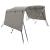 Parasolar Bimini 3 arcuri pereți laterali, 183x(154-167)x137 cm GartenMobel Dekor