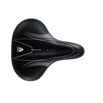 Șa bicicletă confort DDK 2643 unisex, ergonomic, negru-gri