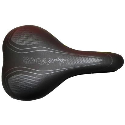 Șa bicicletă DDK 219G cu gel, unisex, neagră, 275 x 174 mm