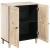 Bufet Alb 60 x 33 x 75 cm Lemn masiv de mango GartenMobel Dekor