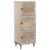 Bufet Alb 40 x 33 x 110 cm Lemn masiv de mango GartenMobel Dekor