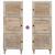 Bufet Alb 40 x 33 x 110 cm Lemn masiv de mango GartenMobel Dekor