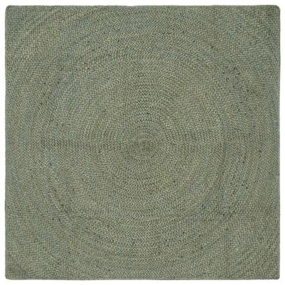 Covoare de zonă Verde măsliniu 160 x 160 cm Iută GartenMobel Dekor