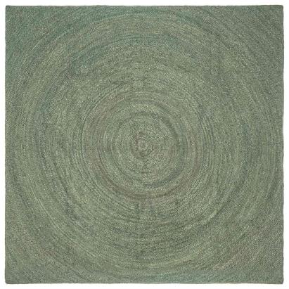 Covoare de zonă Verde măsliniu 240 x 240 cm Iută GartenMobel Dekor