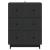 Dulap cu sertare Negru 66 x 34,5 x 90 cm Lemn prelucrat GartenMobel Dekor