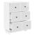 Dulap cu sertare Alb foarte lucios 66 x 34,5 x 90 cm GartenMobel Dekor