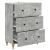 Dulap cu sertare Gri Beton 66 x 34,5 x 90 cm Lemn prelucrat GartenMobel Dekor