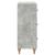 Dulap cu sertare Gri Beton 66 x 34,5 x 90 cm Lemn prelucrat GartenMobel Dekor
