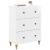Dulap cu sertare Alb foarte lucios 66 x 34,5 x 90 cm GartenMobel Dekor