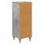 Dulap cu sertare Gri Beton 33 x 34,5 x 90 cm Lemn prelucrat GartenMobel Dekor