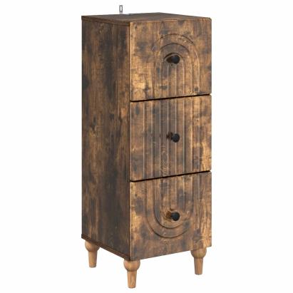Dulap cu sertare Stejar fumuriu 33 x 34,5 x 90 cm GartenMobel Dekor