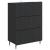 Dulap cu sertare Negru 66 x 34,5 x 92 cm Lemn prelucrat GartenMobel Dekor