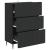 Dulap cu sertare Negru 66 x 34,5 x 92 cm Lemn prelucrat GartenMobel Dekor