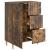 Bufet cu sertar Stejar fumuriu 66 x 34,5 x 90 cm Lemn prelucrat GartenMobel Dekor