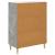 Bufet cu sertar Gri Beton 66 x 34,5 x 90 cm Lemn prelucrat GartenMobel Dekor