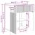 Bufet cu sertar Gri Beton 66 x 34,5 x 90 cm Lemn prelucrat GartenMobel Dekor