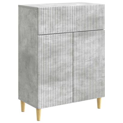 Bufet cu sertar Gri Beton 66 x 34,5 x 90 cm Lemn prelucrat GartenMobel Dekor