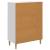Bufet Alb foarte lucios 66 x 34,5 x 90 cm Lemn prelucrat GartenMobel Dekor
