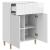Bufet Alb foarte lucios 66 x 34,5 x 90 cm Lemn prelucrat GartenMobel Dekor
