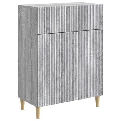 Bufet cu sertar Sonoma gri 66 x 34,5 x 90 cm Lemn prelucrat GartenMobel Dekor